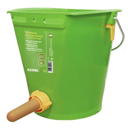 KERBL Seau hygiénique avec valve rabattable