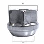 Lot de 20 Écrous de roue ouvert m12 x 1,5 mm pour kIA picanto rio sephia mentor shuma pride cerato carens ceed pro ceed sporty w