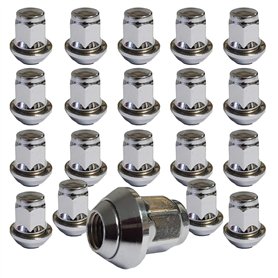 20 écrous de roue pour jantes aluminium d'origine Ford à collerette conique jantes alliage léger M12 x 1
