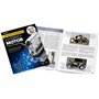 Franzis Kit modélisme, Moteur Hybride échelle 1:3, 110 pièces à insérer et Visser Module Son intégré Manuel 86 Pages avec Livre 