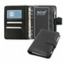 Bind 10111 - Organiseur A6 en cuir nappa - Organiseur - Agenda en noir - Dossier d'environ 19 x 14 x 4 cm