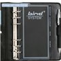 Bind 10111 - Organiseur A6 en cuir nappa - Organiseur - Agenda en noir - Dossier d'environ 19 x 14 x 4 cm, chemise avec insert a
