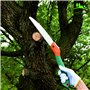 TerCasa Scie à main pliante avec fermeture de sécurité - Longueur de la lame : 23 cm - Lame en acier inoxydable - Pour travaux d