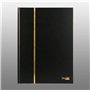 Prophila Collection Album pour Timbres, 16 Pages, intérieur Noir (couv. Noir)