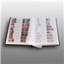 Prophila Album pour Timbres, 60 Pages, intérieur divisé Blanc (couv. Noir)