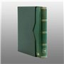 Prophila Album pour timbres 60 pages intérieur blanc étui de protection vert