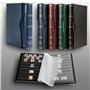 Prophila Album pour Timbres 60 Pages intérieur Noir étui de Protection Bleu