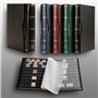 Prophila Album pour Timbres 60 Pages intérieur Noir étui de Protection Noir