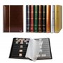 Prophila Collection 64 pages noires - Album pour timbres - Couverture matelassée verte