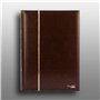 Prophila Collection 64 pages noires - Album pour timbres - Couverture matelassée verte
