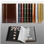 Prophila Collection 64 pages noires - Album pour timbres - Couverture matelassée verte