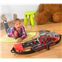 Playtastic Valise avec Circuit de Course intégré, Alimentation par Piles
