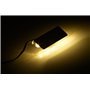 Lunartec Dispositif d'éclairage pour vitrine - 4 Pinces et 12 LED - Blanc Chaud