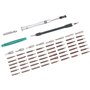 AGT Coffret de vissage 62 pièces avec tournevis pour appareils électron...