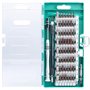 AGT Coffret de vissage 62 pièces avec tournevis pour appareils électron...