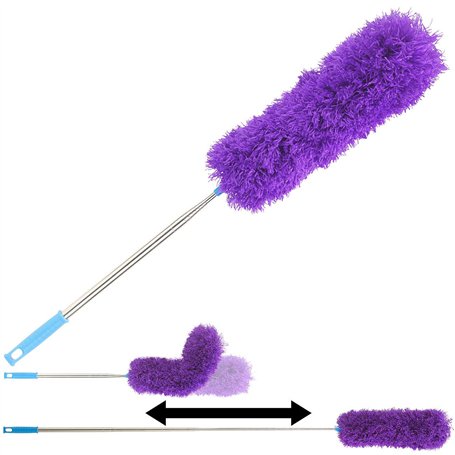 Plumeau malléable en microfibre avec manche télescopique XXL 280 cm [Sichler Haushaltsgeräte]