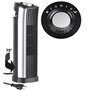 Sichler Haushaltsgeräte Ventilateur Colonne 24 W avec Oscillation 75° et 2 Niveaux de Vitesse