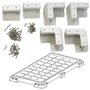 Kit de fixation pour panneau solaire en ABS - coloris gris [Revolt]