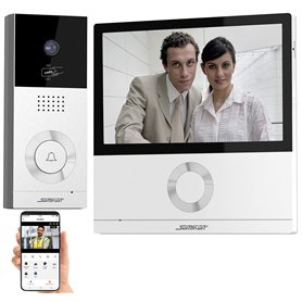 Visiophone connecté Full HD VSA-700.app avec écran tactile 7 [Somikon]