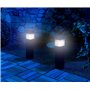 Bornes lumineuses solaires à LED avec capteur de luminosité - Carrées - x6 [Lunartec]