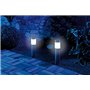 6 bornes lumineuses solaires à LED avec capteur de luminosité - Rondes [Lunartec]