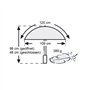 EuroSchirm Télescope Mains Libres Noir Taille Unique