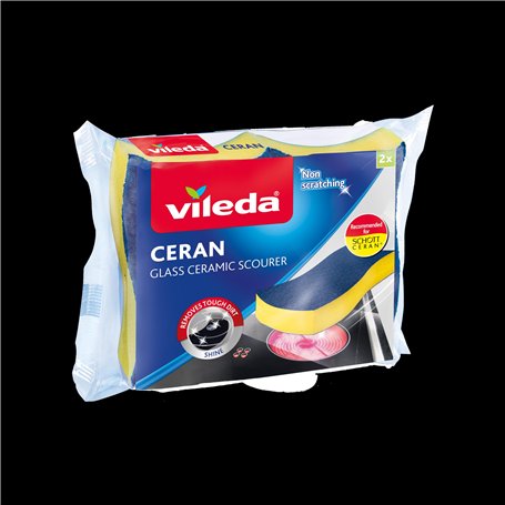 Vileda 153104 Ceran éponge pour Plans à Induction et vitrocéramique