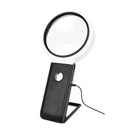 Safe 4566 Loupe de Lecture avec lumière LED UV | Grossissement 3
