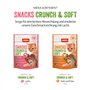 MERA Crunch & Soft - Délicieuses Friandises au Poulet et au Fromage pour Chat - Encas Nutritif Riche en Vitamines et Minéraux - 