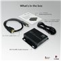 FeinTech AX110 HDMI 2.1 eARC Audio Extractor Convertisseur pour Téléviseur avec HDMI-eARC