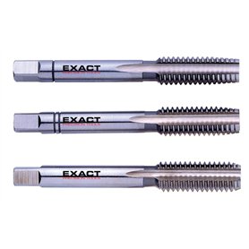 Exact 30102 Lot de tarauds manuels M4 HSS DIN 352