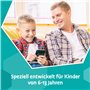 Odol-med3 Lot de 4 dentifrices dentifrice junior pour enfants à partir de 6 ans pour protéger les dents de lait et les dents per