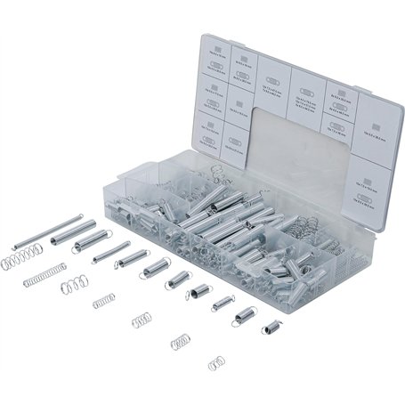 BGS 8047 | Assortiment de ressorts | ressorts de traction + pression | 200 pièces