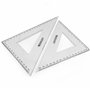 Westcott 10304 00 Maths 4 pièces, plastique transparent