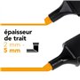 Westcott Surligneurs, lot de 6 | Surligneurs aux couleurs vives | Largeur de trait : 2-5 mm | Encre premium fabriquée en Allemag