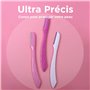 Wilkinson Sword - Intuition perfect finish - Rasoirs de Sourcil - 3 unités