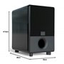 mivoc Hype 10 G2 Caisson de Basse Subwoofer Actif Noir 120 Watts