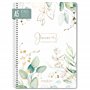 Bullet Journal à pois A5 avec reliure à spirales [feuille d'or] 160 pages | Carnet avec spirale