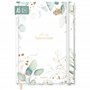 paper&you® Carnet d'adresses A5 avec onglets A-Z [feuille d'or] Livre pour contacts