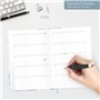 paper&you® Carnet d'adresses A5 avec onglet A-Z [Time to Grow] Livre pour contacts, anniversaires et mots de passe – Durable et 
