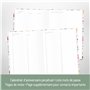 paper&you® Carnet d'adresses A5 avec onglet A-Z [Wild Flower] Livre pour contacts, anniversaires et mots de passe – Durable et r