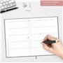 paper&you® Carnet d'adresses A5 avec onglet A-Z [Poppy] Livre pour contacts, anniversaires et mots de passe – Durable et respect