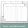 paper&you® Carnet d'adresses A6+ avec onglets A-Z et papier de qualité supérieure 120 g/m² « Feuille d'or » pour contacts, anniv