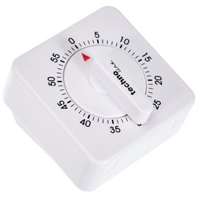 Technoline KZW Cour de Temps Réveil Analog Blanc