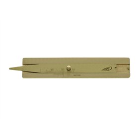 HELIOS-PREISSER 0180310 Jauge de profondeur en laiton dur 30 mm