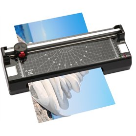 OLYMPIA A 240 Combi Plastifieuse et Massicot manuel DIN A4 argent/noir