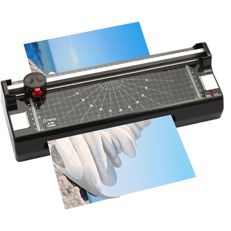 OLYMPIA A 240 Combi Plastifieuse et Massicot manuel DIN A4 argent/noir