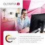 Olympia K100 Caisse enregistreuse | Caisse pour le commerce | Affichage du client LED | Imprimante thermique 58 mm | Système d'e