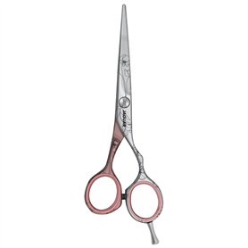 JAGUAR Ciseaux à cheveux JaguART TENDER LOVE 5.5" | Ciseaux de coiffeur en design offset | Revêtement high-tech anti-allergéniqu