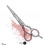 JAGUAR Ciseaux à cheveux JaguART TENDER LOVE 5.5" | Ciseaux de coiffeur en design offset | Revêtement high-tech anti-allergéniqu